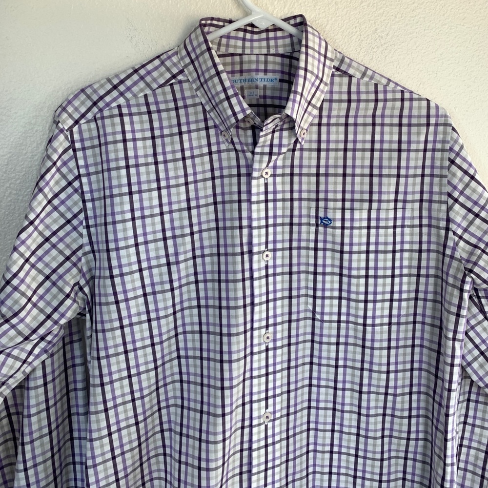 EUC Southern Tide Classic Fit Check Shirt